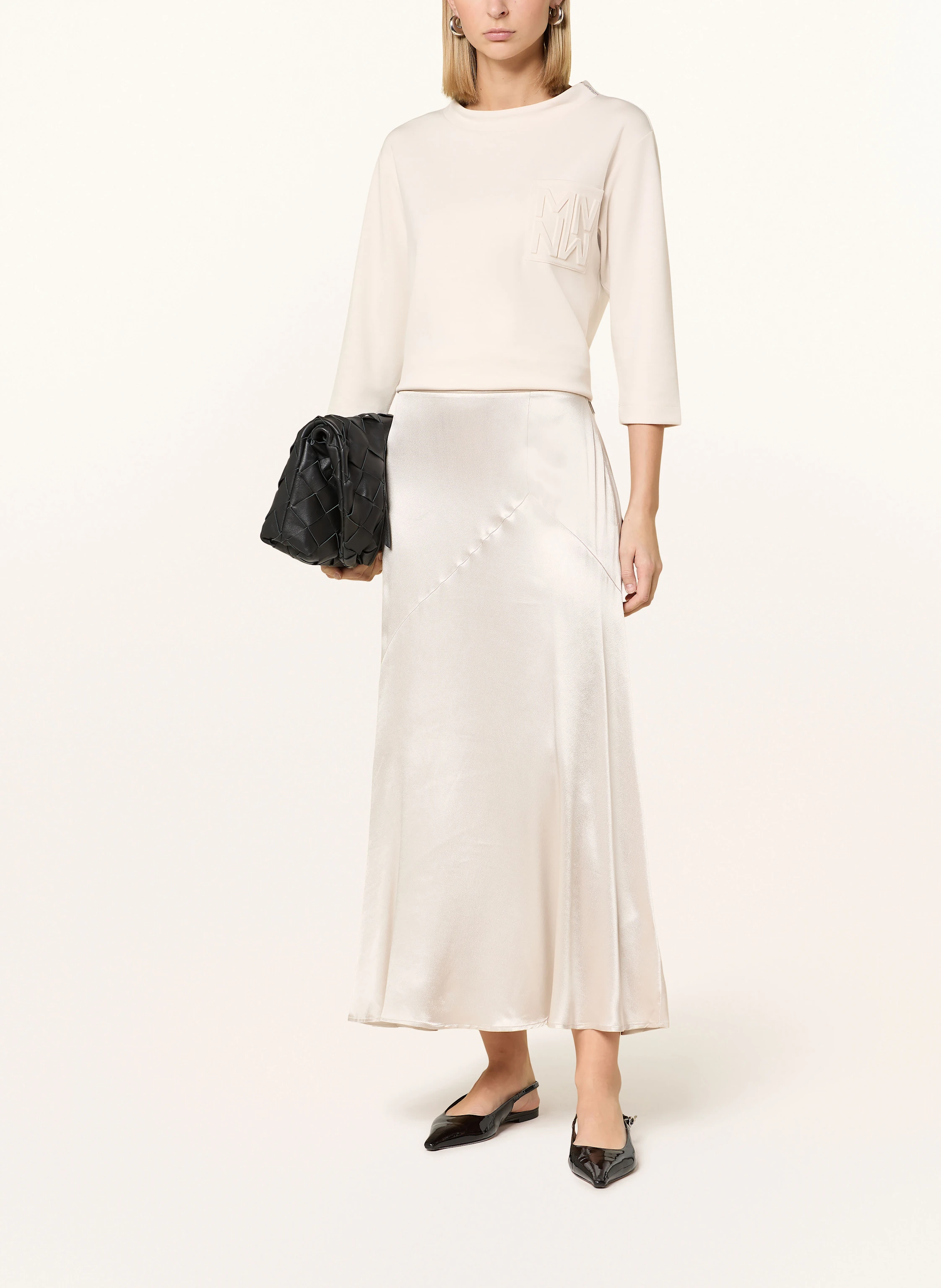monari Shirt mit 3/4-Arm und Schmucksteinen