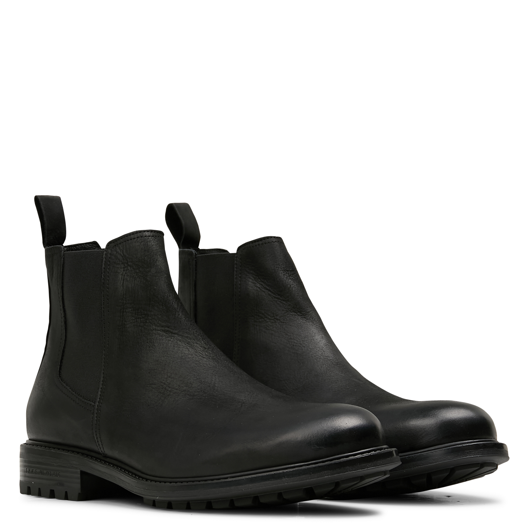 Boots en cuir| Noir