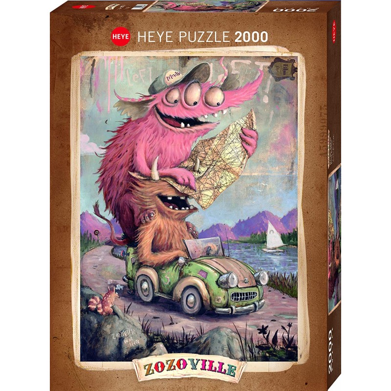 Puzzle 2000 pièces - Zozoville - Road Trippin