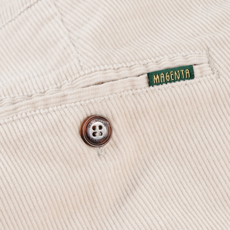 PANTALON CHINO OG - CÔLE VELOURS CEMENT