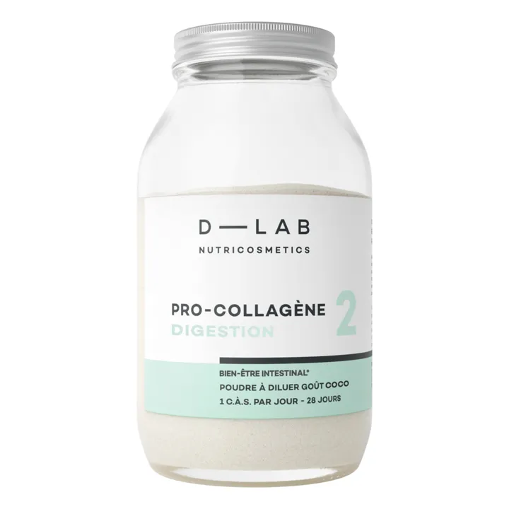 D-LAB NUTRICOSMETICS Poudre Pro-Collagène Digestion bien-être intestinal - 500 ml