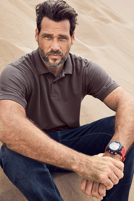 Poloshirt, Basic, Halbarm, Piqué, bis 10XL