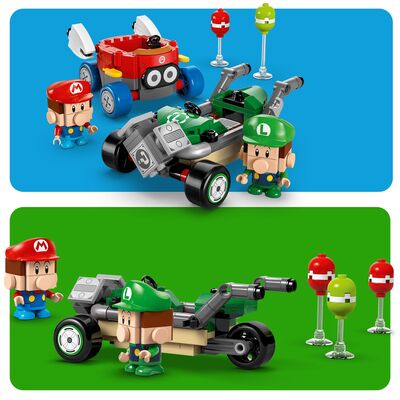 LEGO Super Mario 72034 Mario Kart – Baby Mario mot Baby Luigi