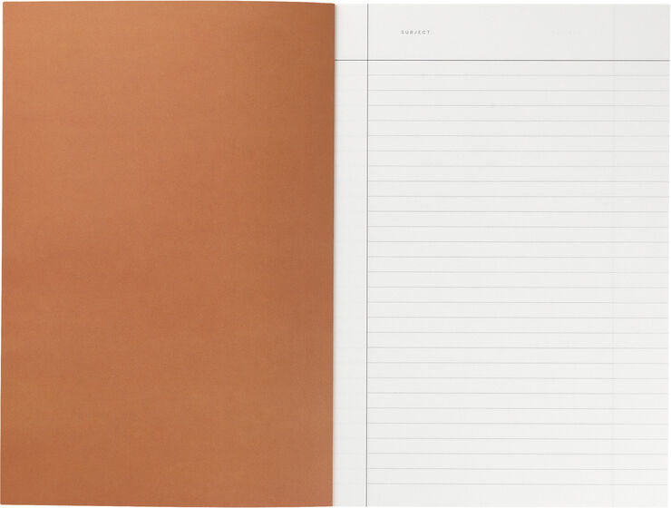 Notem Medium notesbog, Rosa med tern Lyserød & orange