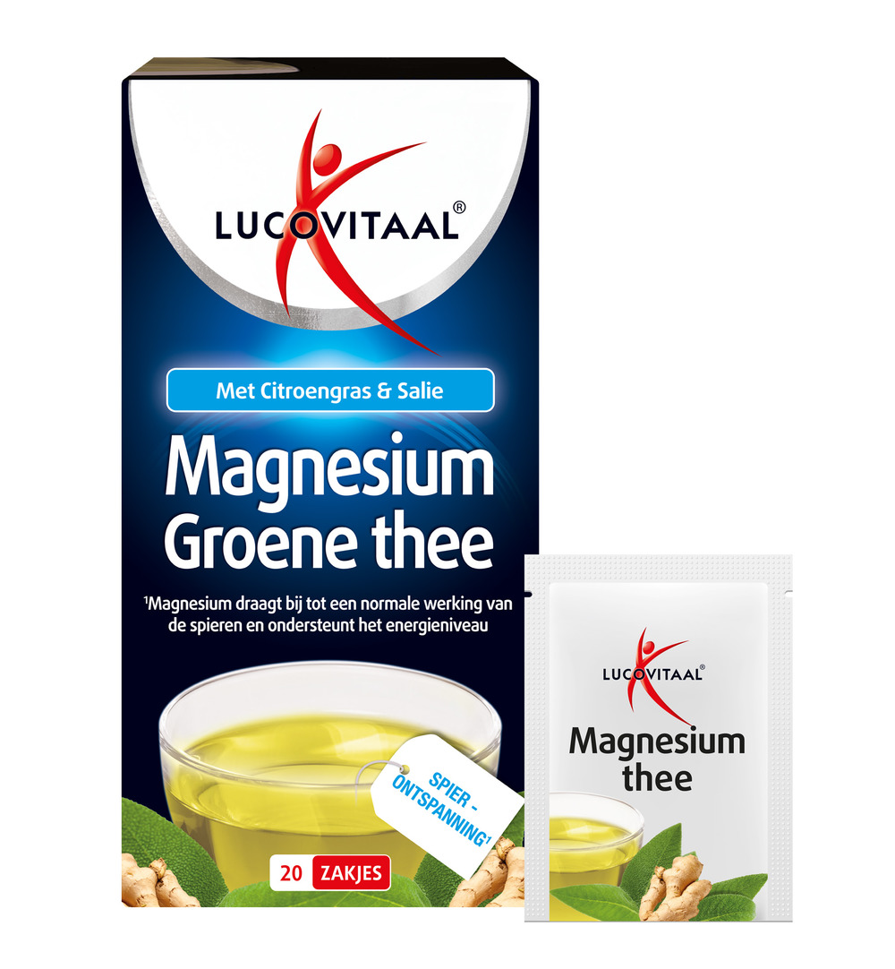 Lucovitaal Magnesium Groene Thee (20 zakjes)
