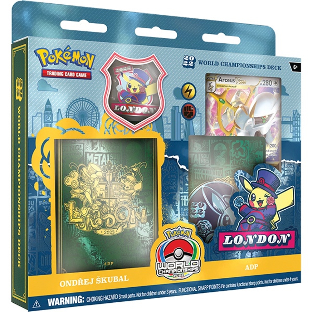 Pokémon-Sammelkartenspiel: Deck-Sortiment der Weltmeisterschaft 2022