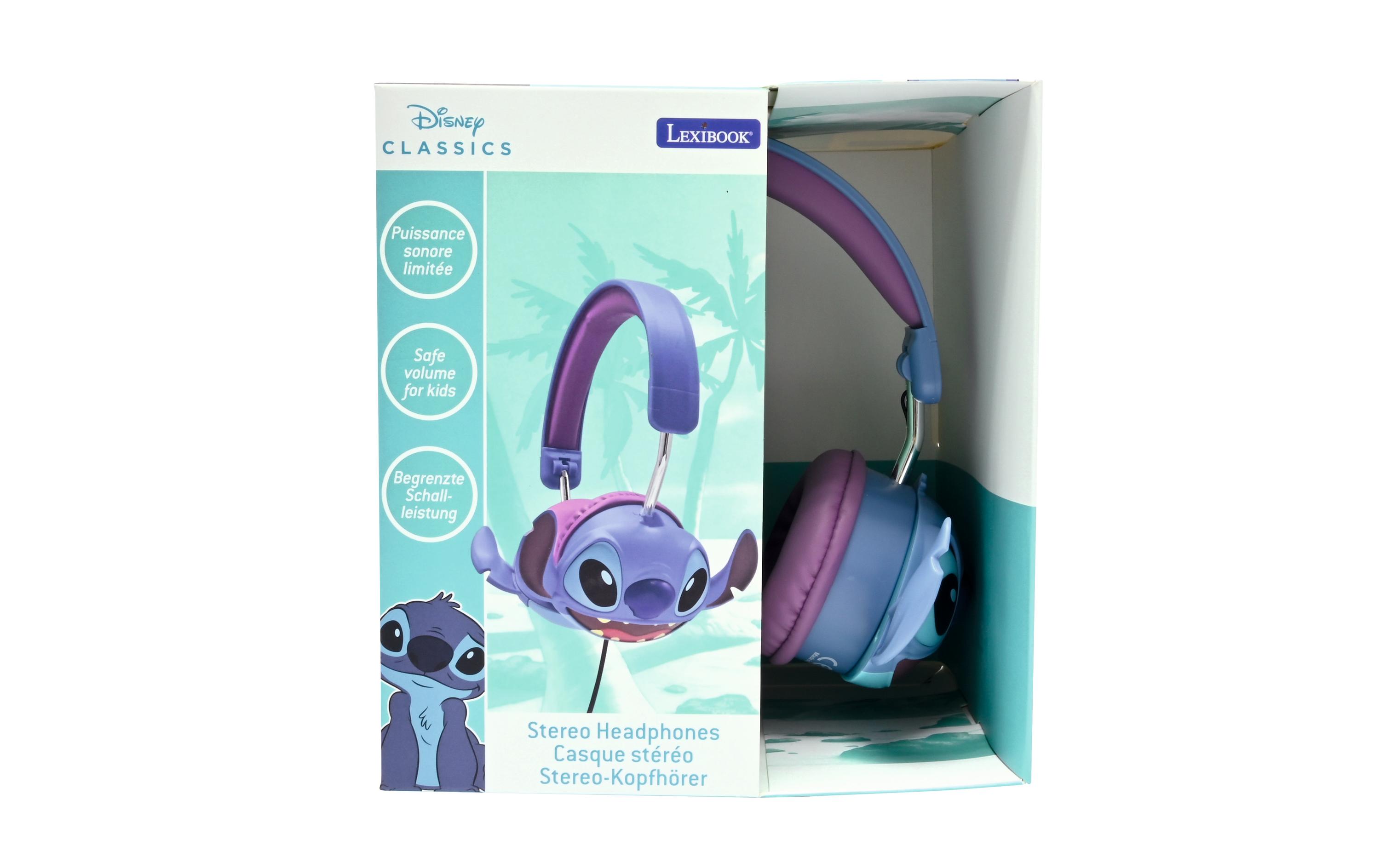 Kinderkopfhörer Stereo StitchZusammenklappbare, kabelgebundene Stereokopfhörer
