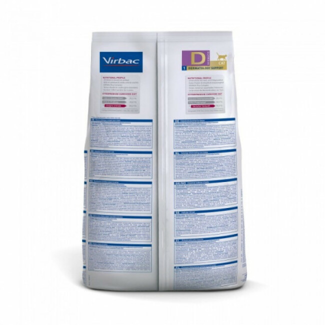 Croquettes pour chat Virbac Veterinary HPM Dermatology Support