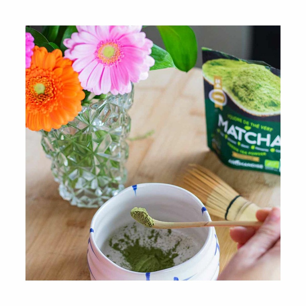 Thé vert bio matcha en poudre 150 g