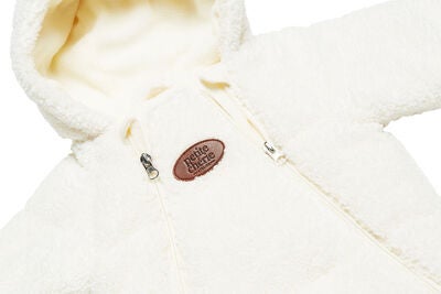 Petite Chérie Blanche Vognpose 2-in-1 Teddy, White