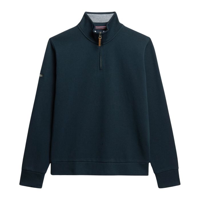 Superdry Core Piqué Henley Trui Heren