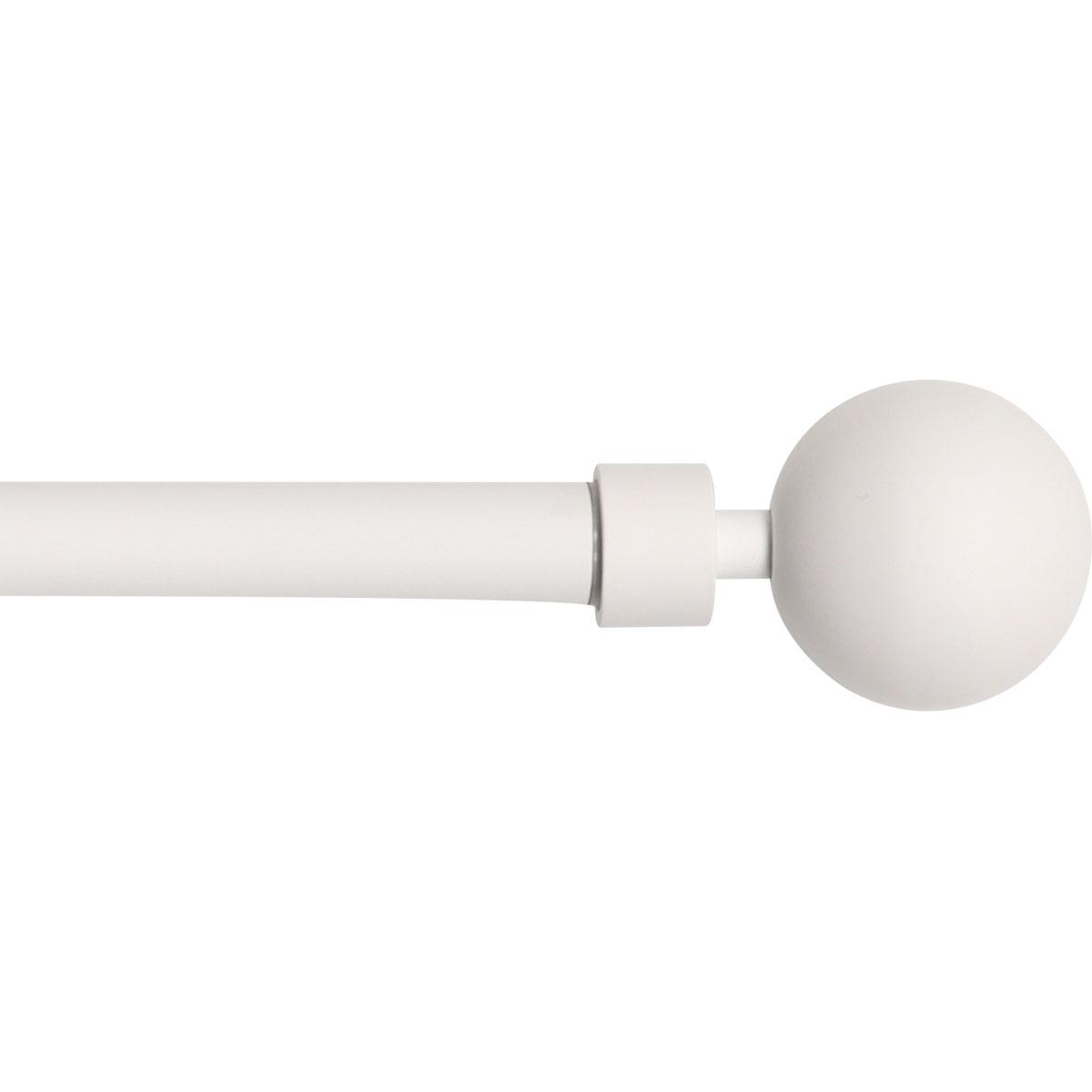 KIT EXT D.19CM EMBOUT BASIC BLANC MAT