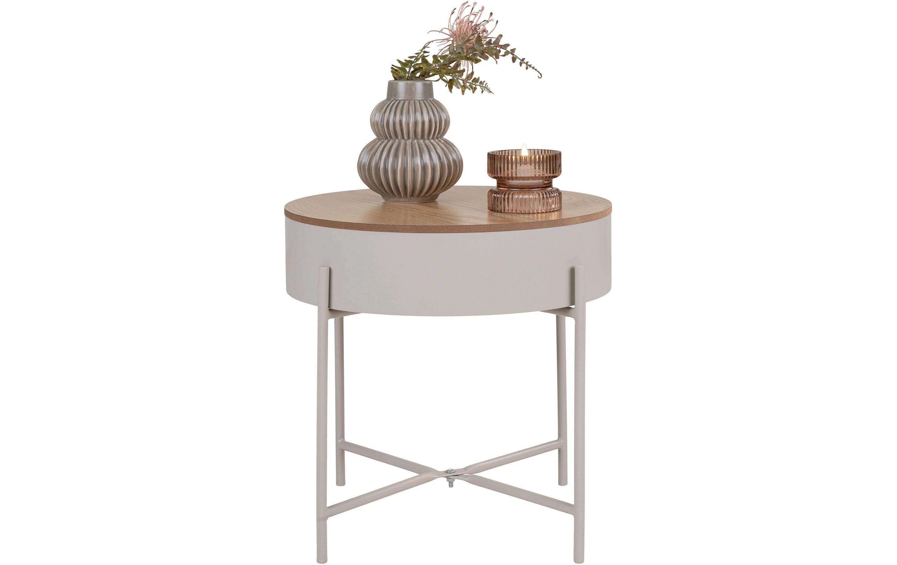 Beistelltisch Sisco Beige/HellgrauCouchtisch