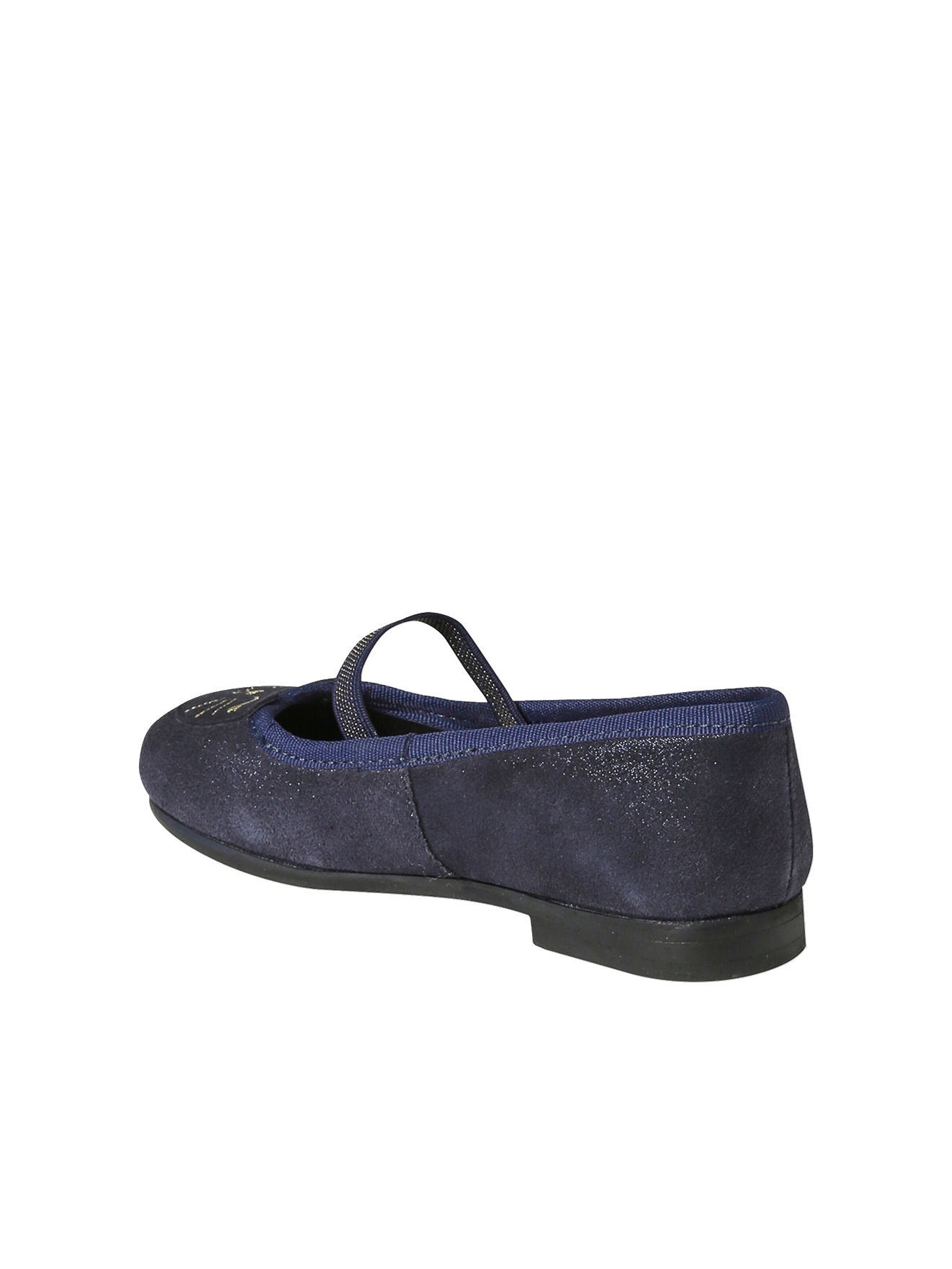 Vertbaudet Mädchen Ballerinas mit Anziehtrick marine