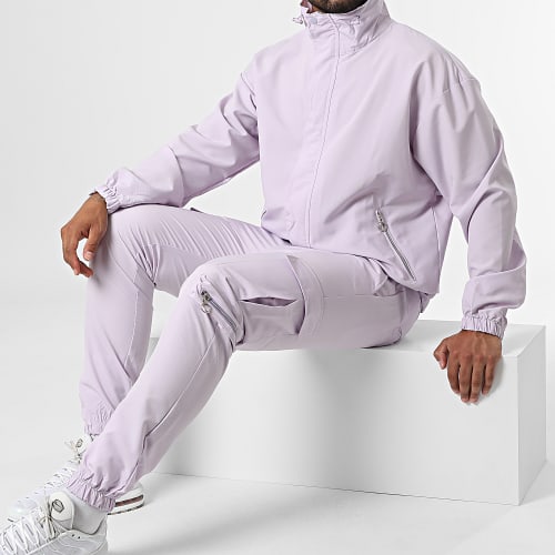 Ensemble Veste Zippée Et Pantalon Jogging KL-2073 Lila