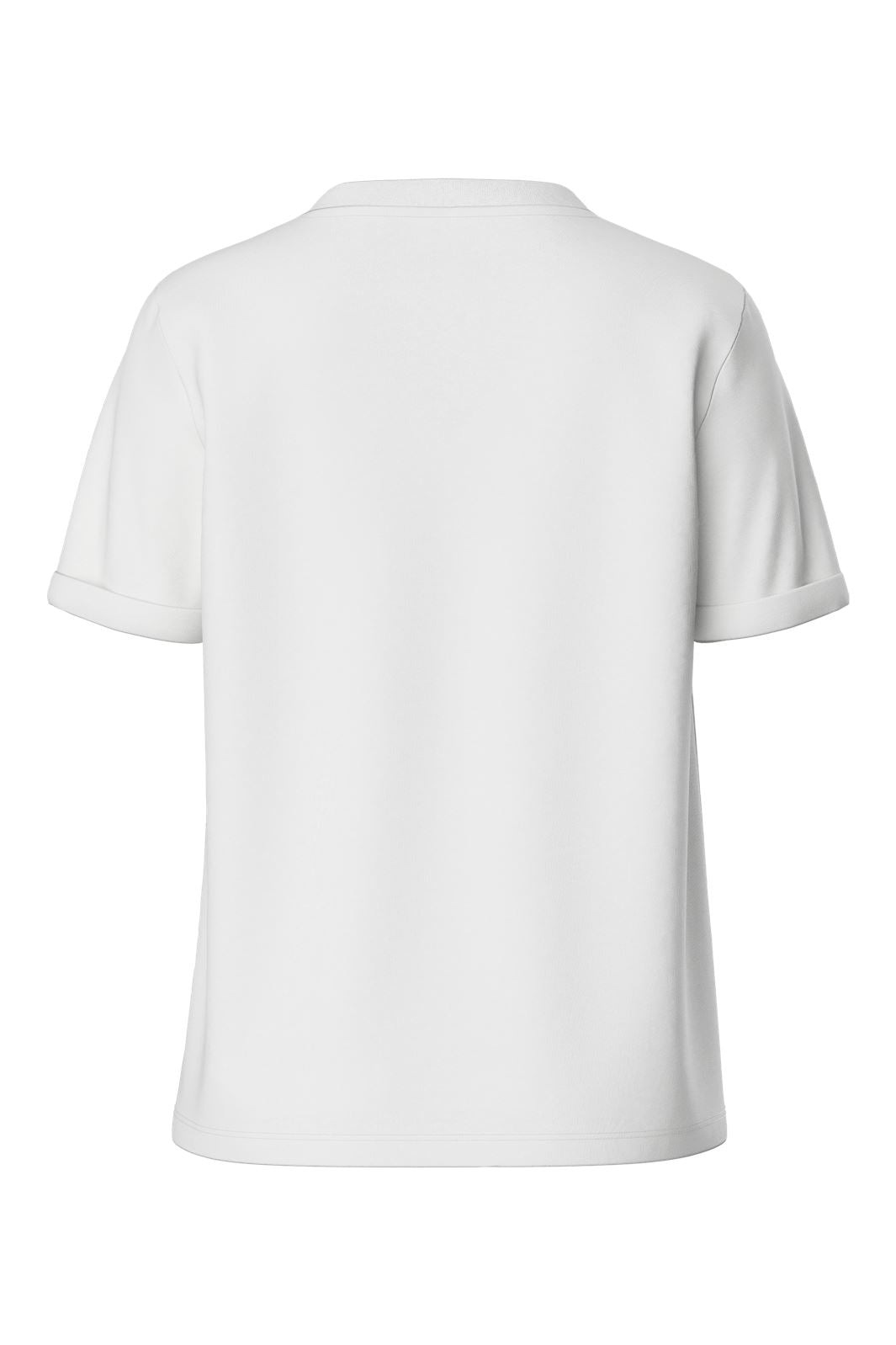 Pieces Pcria Ss V-Neck Solid Tee 3783301 bright white