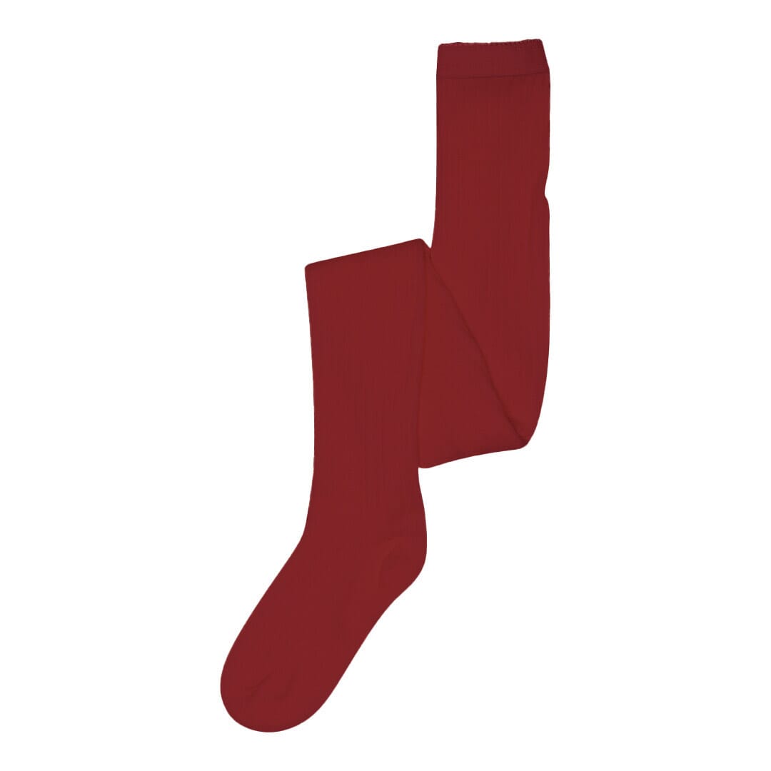 Wool Rib Tights karanda red - MP - Rumpetroll