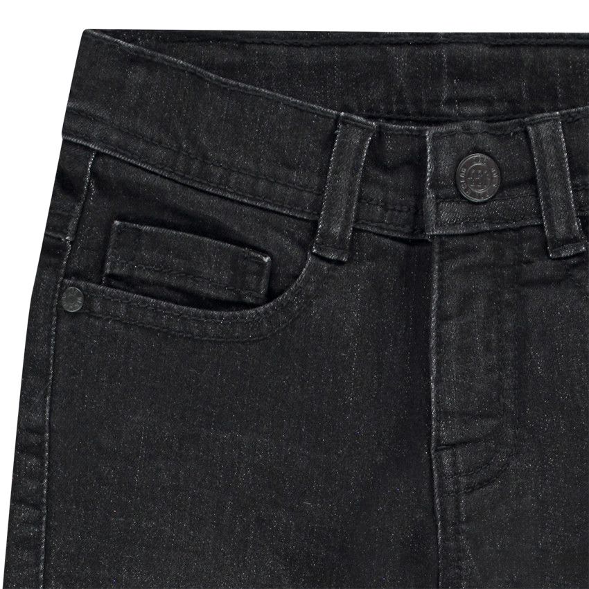 Jean slim effet used - Noir