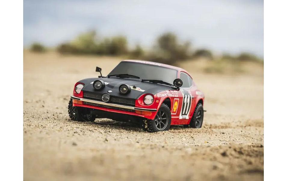 Rally Fazer FZ02-R Datsun 240Z 1971 ARTR, 1:10<br>4WD Rally-Modell mit detaillierter 1971 Datsun 240Z Rally Karosserie