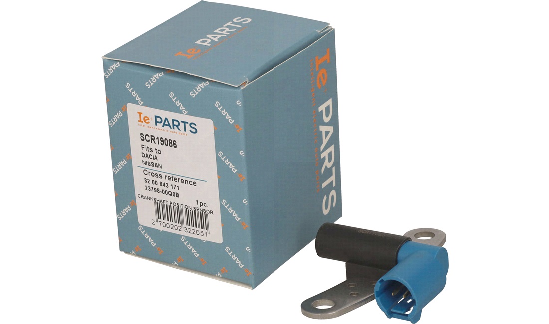 Impulsensor, krumtapaksel