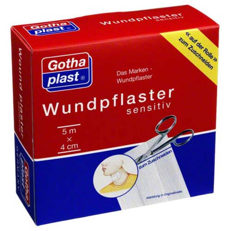 Gothaplast Wundpflaster sensitiv 4 cm x 5 m, 1 St