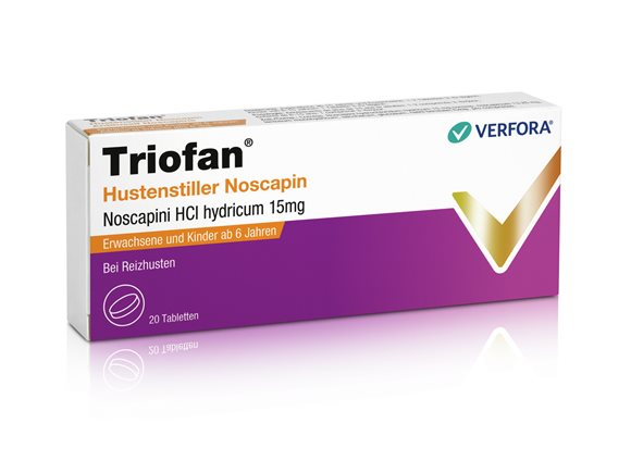 TRIOFAN Hustenstiller Noscapin Tabl Blist 20 Stk