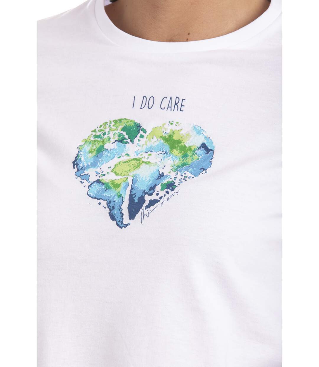 T-shirt coton bio FIBI BLANC