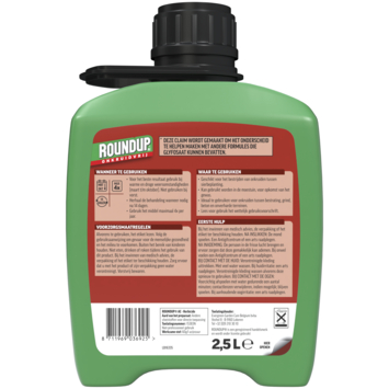 Roundup Snel Onkruidvrij Drukspuit Navulling 2,5L