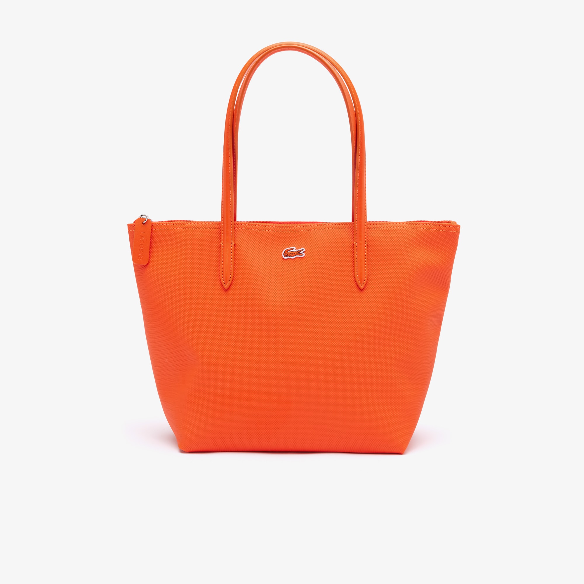 Petit sac cabas zippé L.12.12 Concept uni Sacs à main & Cabas - Orange - Lacoste - Femme