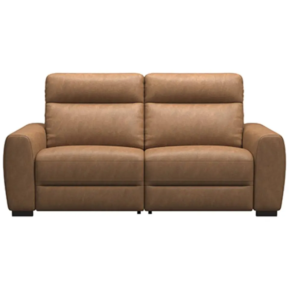 Bank James 3-zits - stof Supple - cognac