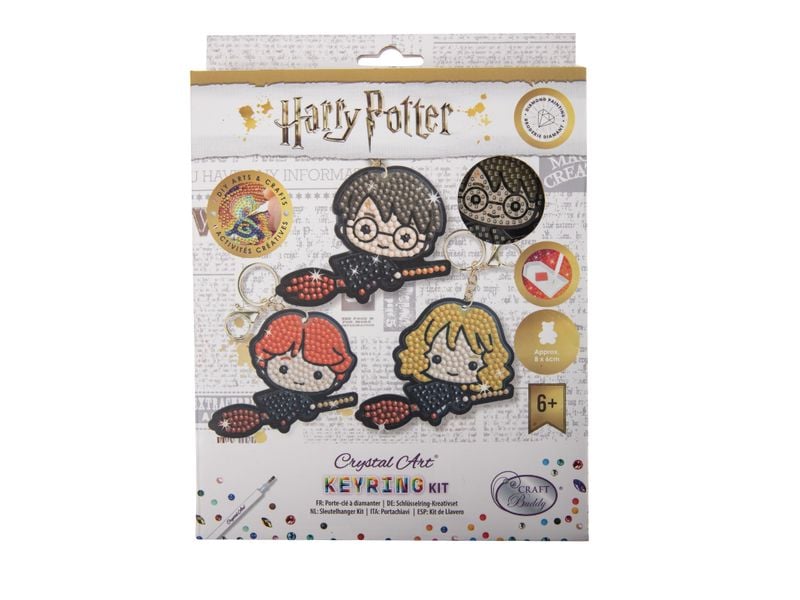 CRAFT Buddy Schlüsselanhänger Crystal Art Fliegende Freunde Schlüsselring-Kreativset