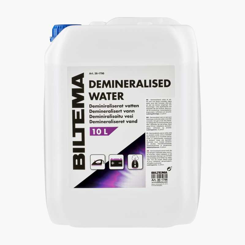 Demineralisert vann, 10 liter