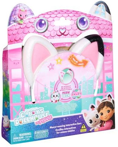 Gabby's Poppenhuis The Movie - Magische Kattenoren - Interactieve Hoofdband - 16,5 cm