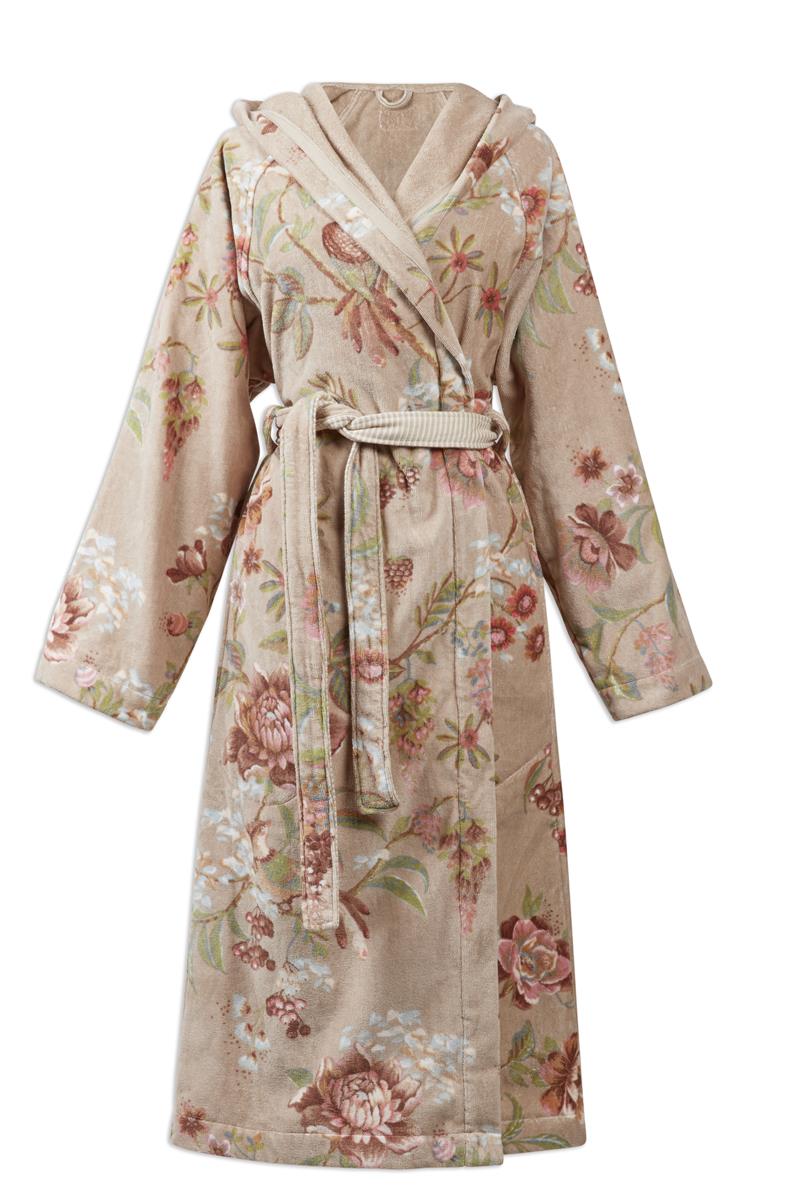 Pip Studio Secret Garden Badjas - Khaki - M