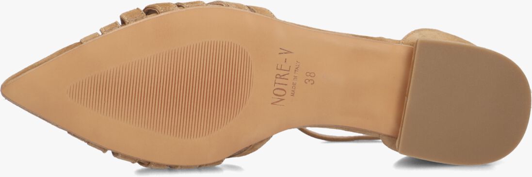 camel notre-v platte sandalen 12264