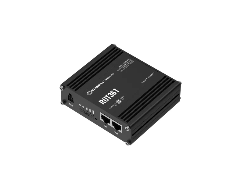 Teltonika RUT361 - Trådløs router - WWAN 2,4 GHz - 3G, 4G - DIN monterbar på skinne, væg-monterbar, overflademonterbar