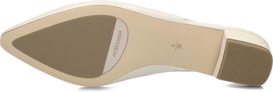 PETER KAISER Slingbacks Dames 79443 Maat: 37 Materiaal: Textiel Kleur: Wit