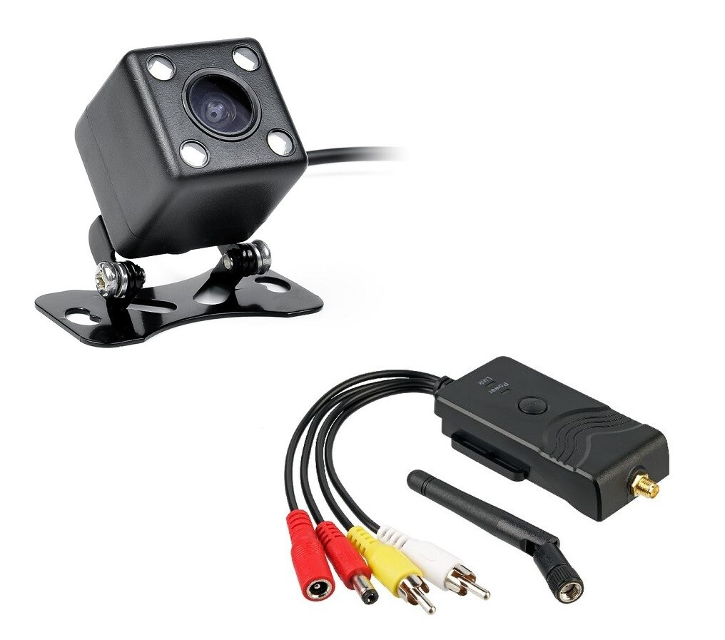 CARMATRIX Auto KFZ LKW WLAN HD Rückfahrsystem Rückfahrkamera mit App 12V 24V Nachtsicht Nachtsicht
