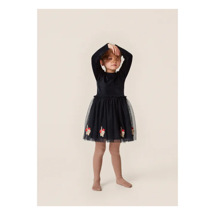 Konges Sløjd Robe Matière Recyclée Florine | Bleu marine