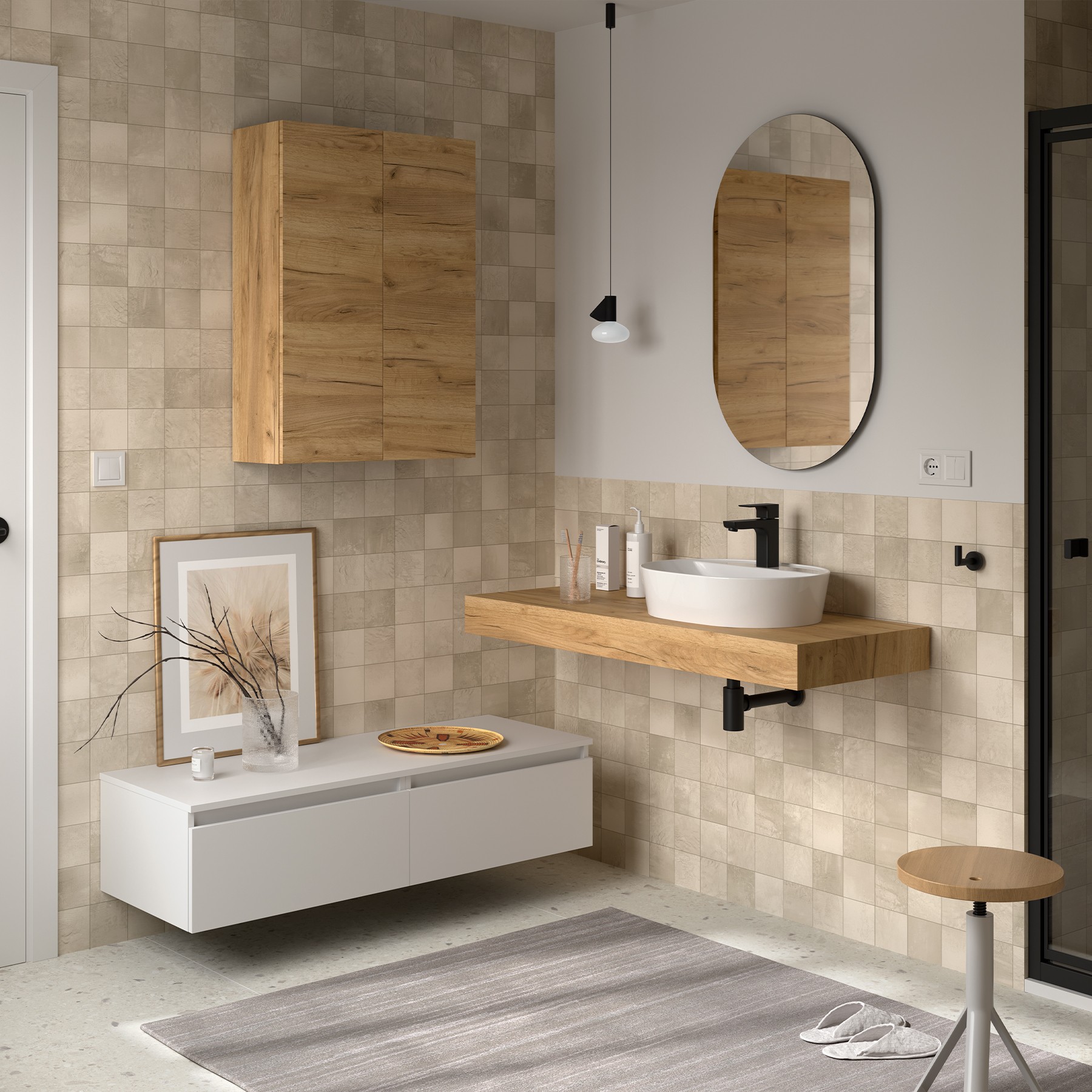 Muebles Hoyo badmeubel 120cm wit mat