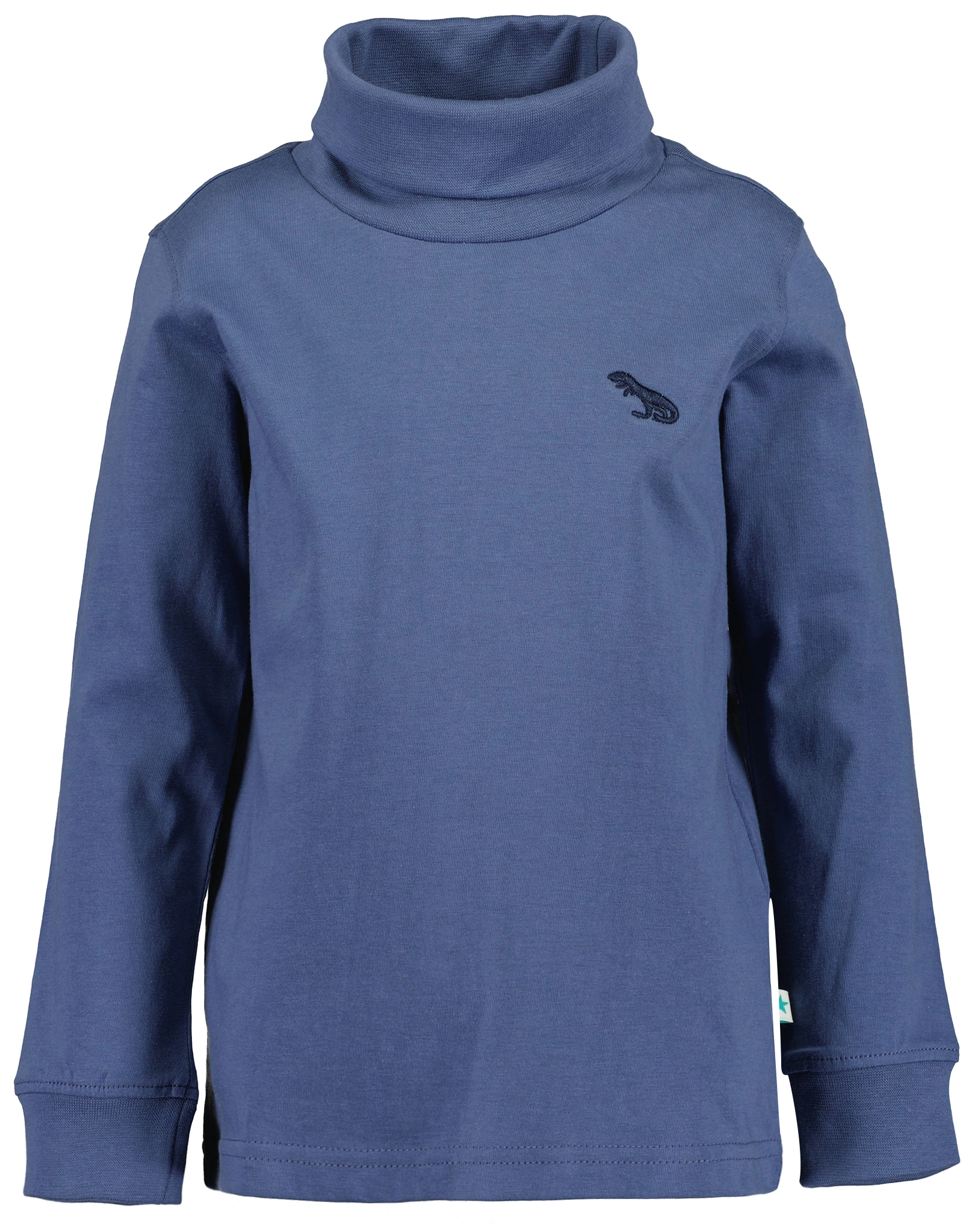 Rollkragenpullover CREW LOGO in jeansblau