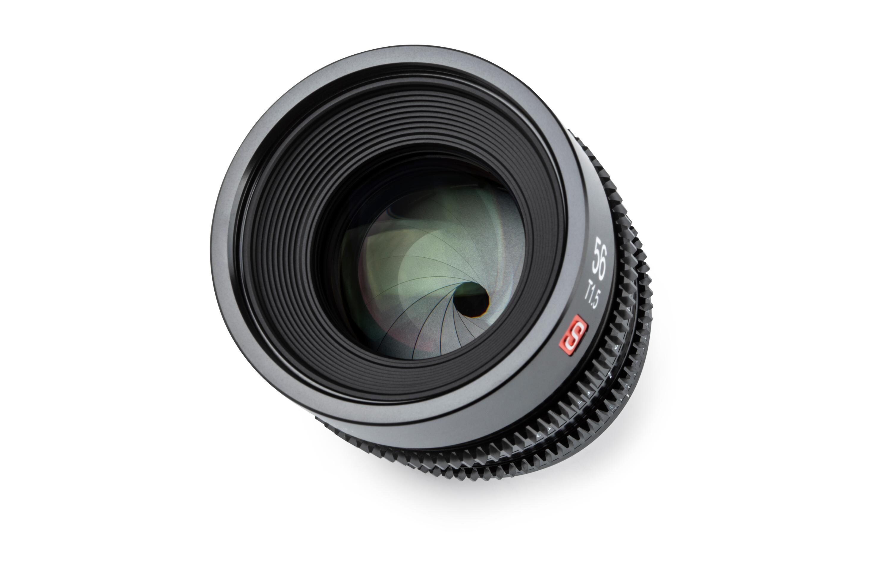 Festbrennweite S 56mm T1.5 – Sony E-Mount<br>56 mm E-Mount Professionelles Cine-Objektiv mit manuellem Fokus Kompakte, solide Objektivkonstruktion für die Filmproduktion