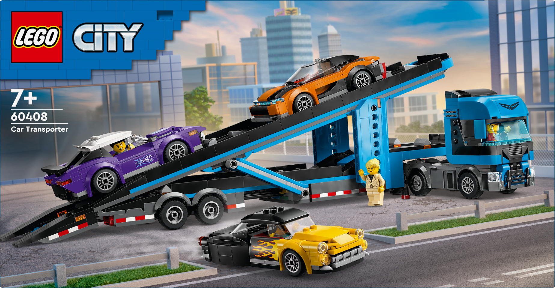 LEGO City - Biltransport med sportsvogne (60408)