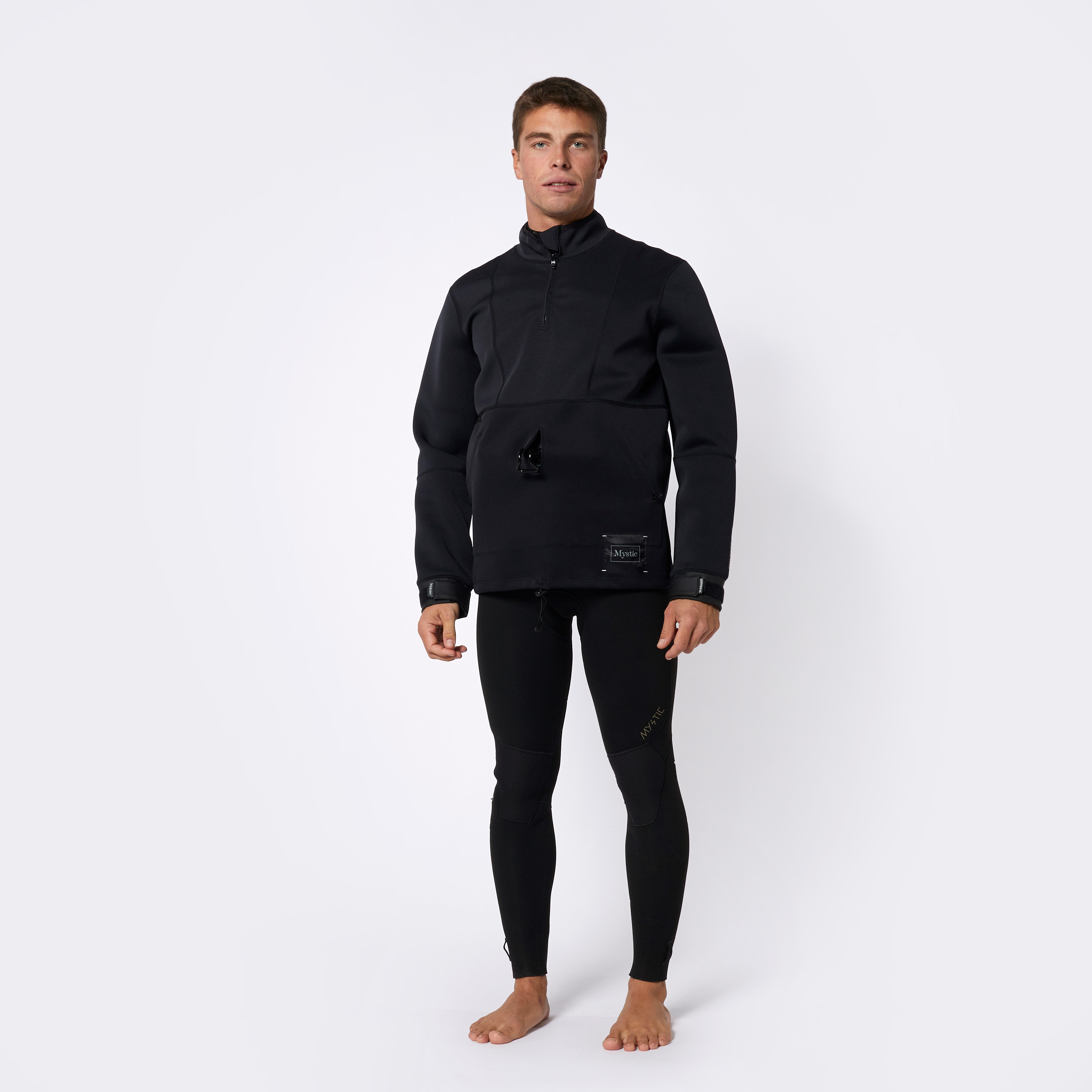 Mystic Fulmar Neoprene Pullover 3/2mm Black
