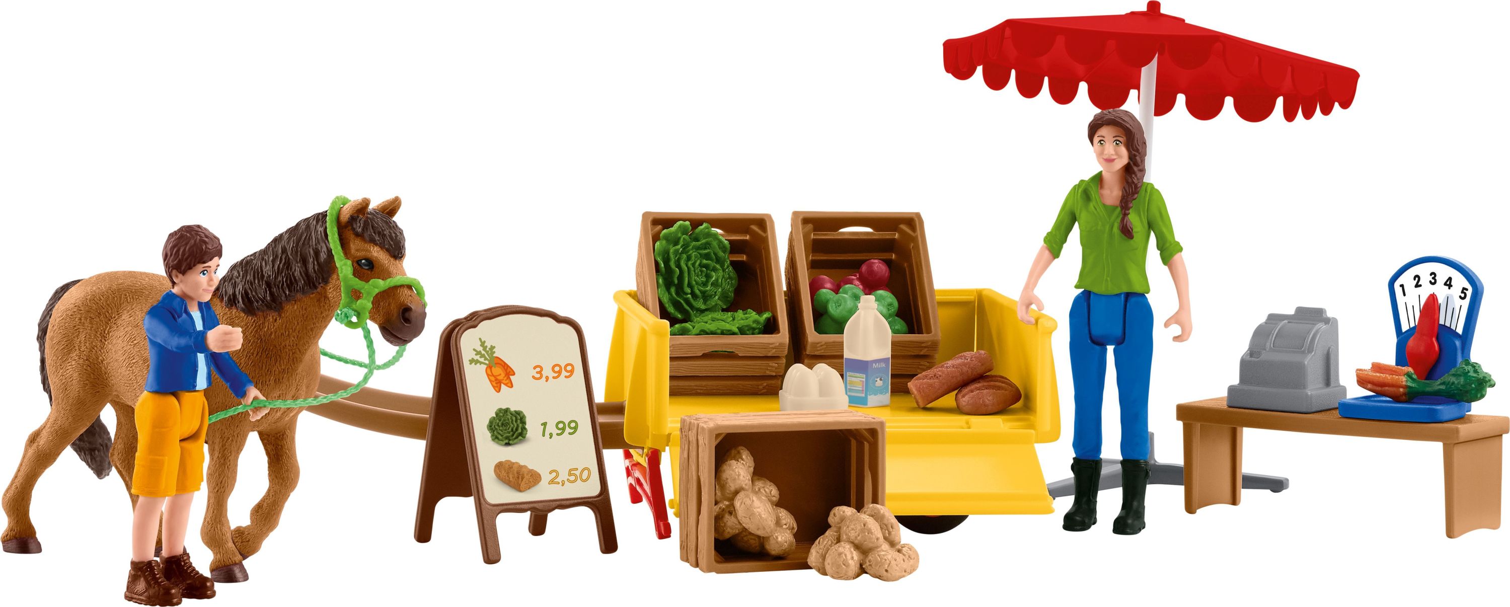 schleich® 42528 Farm World – Mobiler Farm Stand