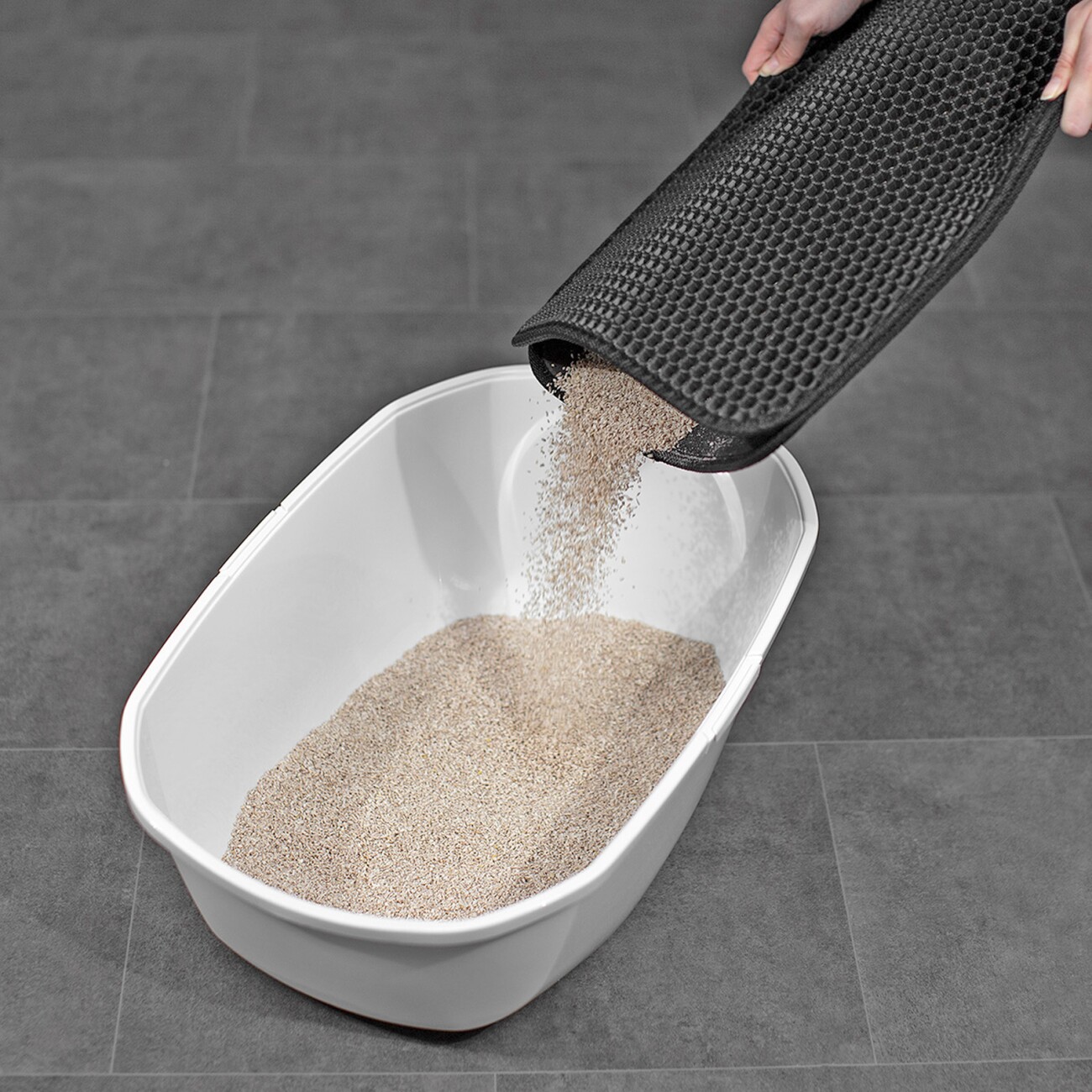 Lionto doppellagige Katzenstreu-Matte S
