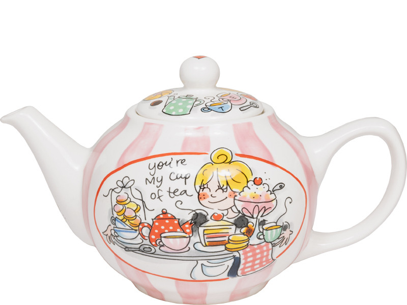 Theepot Rond Even Bijkletsen You're my cup of tea