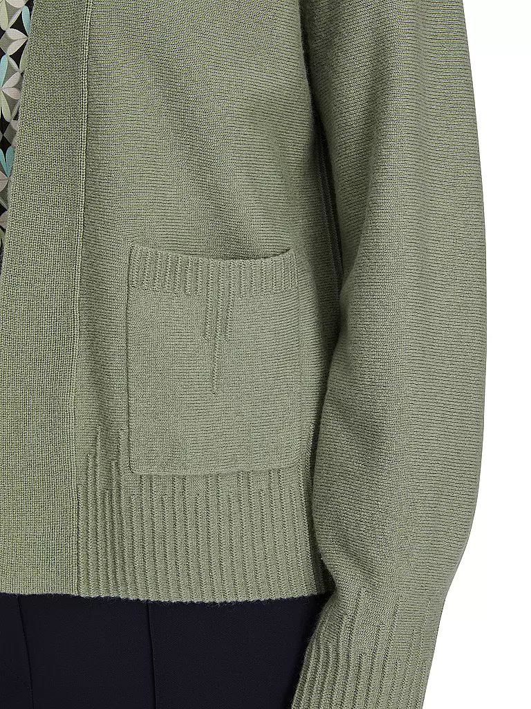 MARC CAIN Strickjacke grün