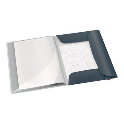 Leitz Cosy Mobile - Porte vues avec élastique - 40 vues - gris