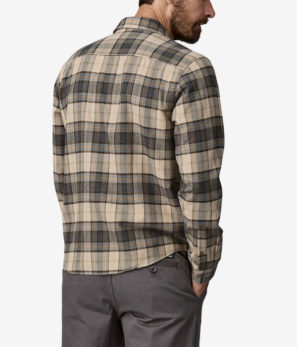 Patagonia Cotton In Conversion LW Fjord Flannel Hemd (spotter forge grey)